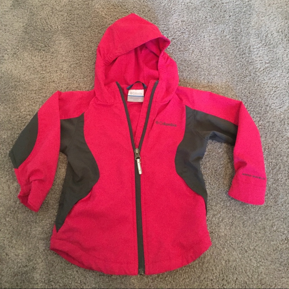 Girls Columbia windbreaker